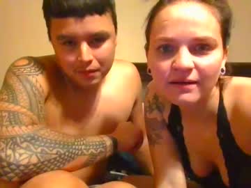couple Cam Whores Swallowing Loads Of Cum On Cam & Masturbating with couple_tatted